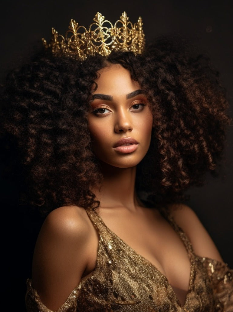 Miss Ethiopia - Kinky Curly Wig - HD Lace image 0