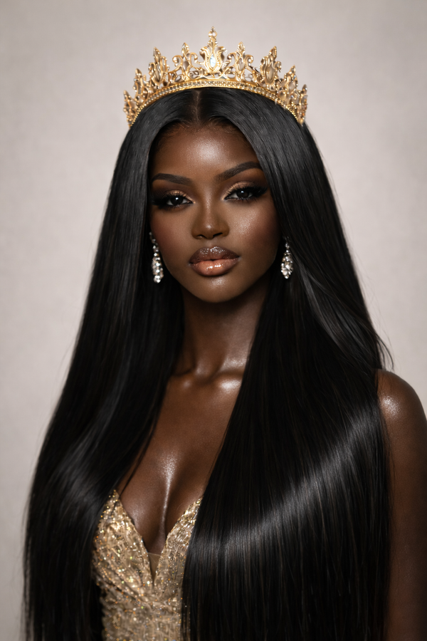 Miss Vietnam Straight Single Donor Raw Wig – 6x6 HD Lace Closure (Glueless)