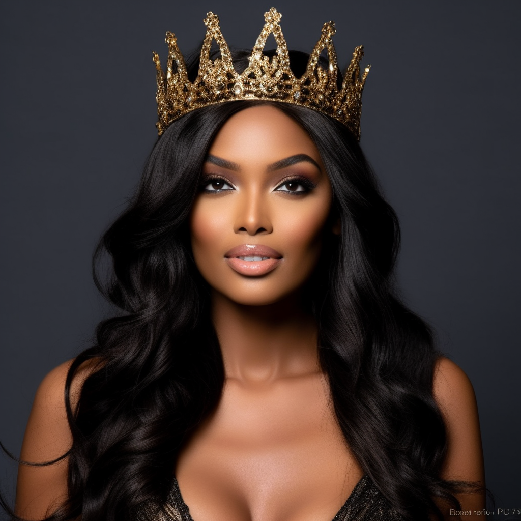 Miss Great Britain (Middle Part) – Body Wave Human Hair Wig – HD Lace (Glueless)