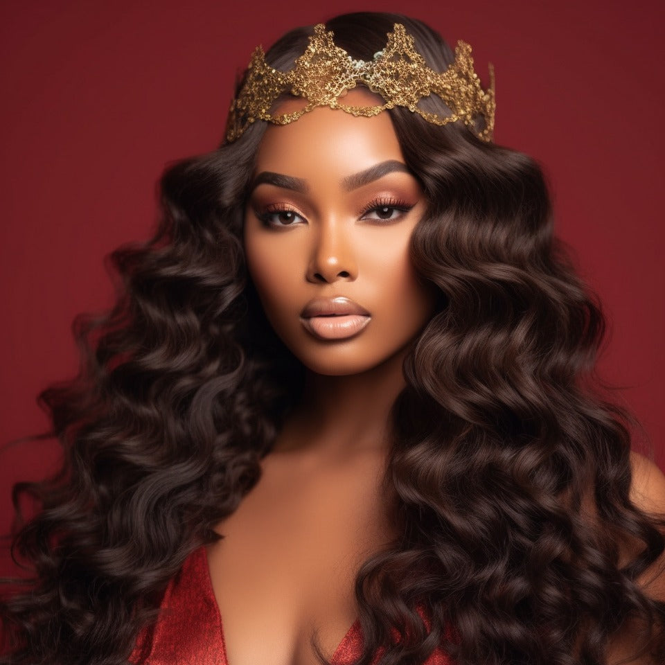 Miss Columbia - Natural Loose Wave Wig - HD Lace image 0